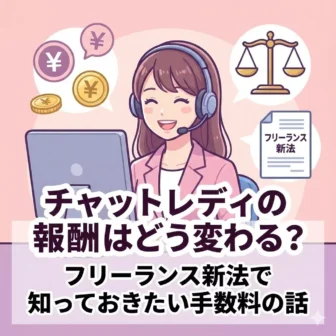 フリーランス新法施行でチャットレディの報酬はどう変わる？